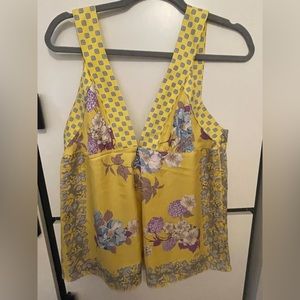 Etro silk tank blouse in 100% silk made in Italy. Pre owned.